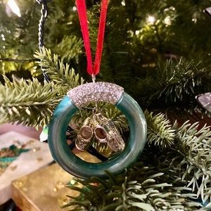 [Lenox] Baby Boy Booties Holiday Ornament with Crystals